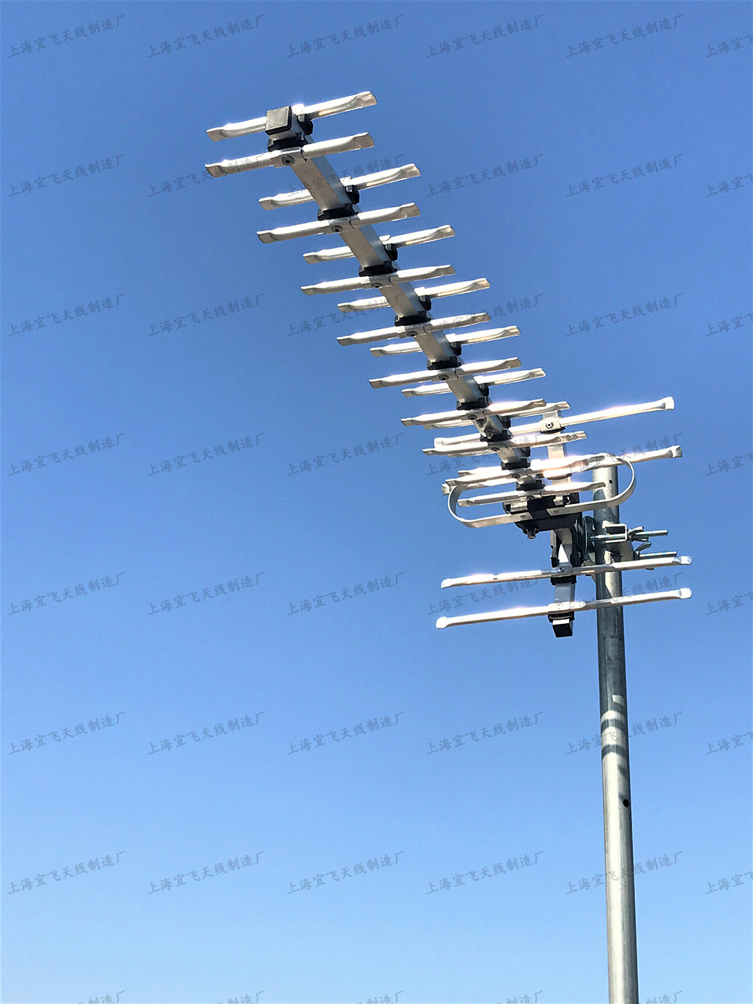 高品质引向宜飞13ut高增益增益八木鱼骨地面数字电视天线