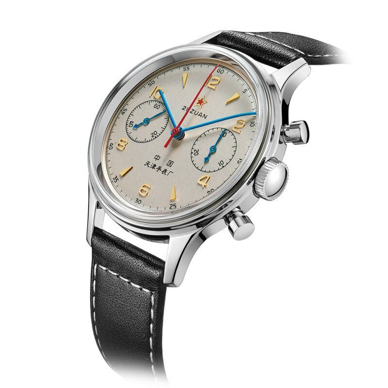 海鸥手表1963航空计时码表复刻刻版d304手动国产腕表