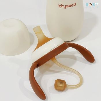 [SOSO Global] Shixi thyseed Thermos Cup, Straw Cup, ຕຸກກະຕາດື່ມສຳລັບເດັກນ້ອຍ 7-24 ເດືອນ