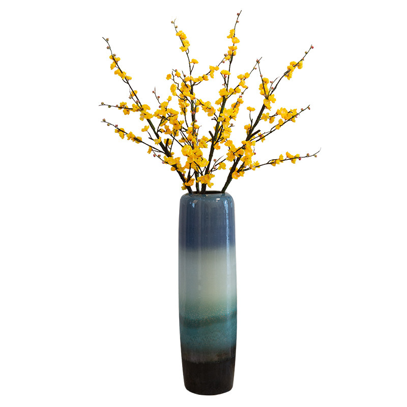 客厅插花中式新中式现代简约摆件装饰干花大号花瓶花瓶