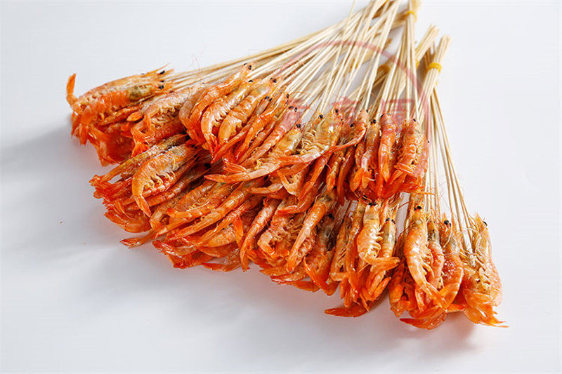 烧烤食材小海海虾串虾铁板小烤虾串15把2100串冻虾