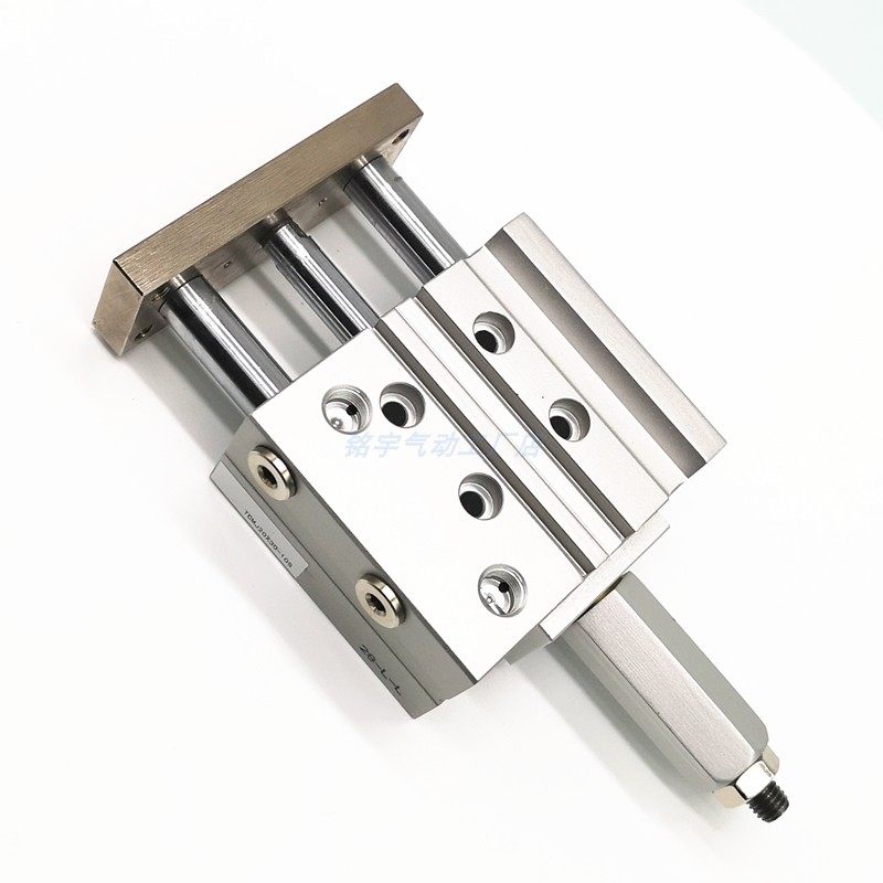 亚德客型三轴导杆导向气缸tcltcm1210x25x30x40x50x75x100x150s气动