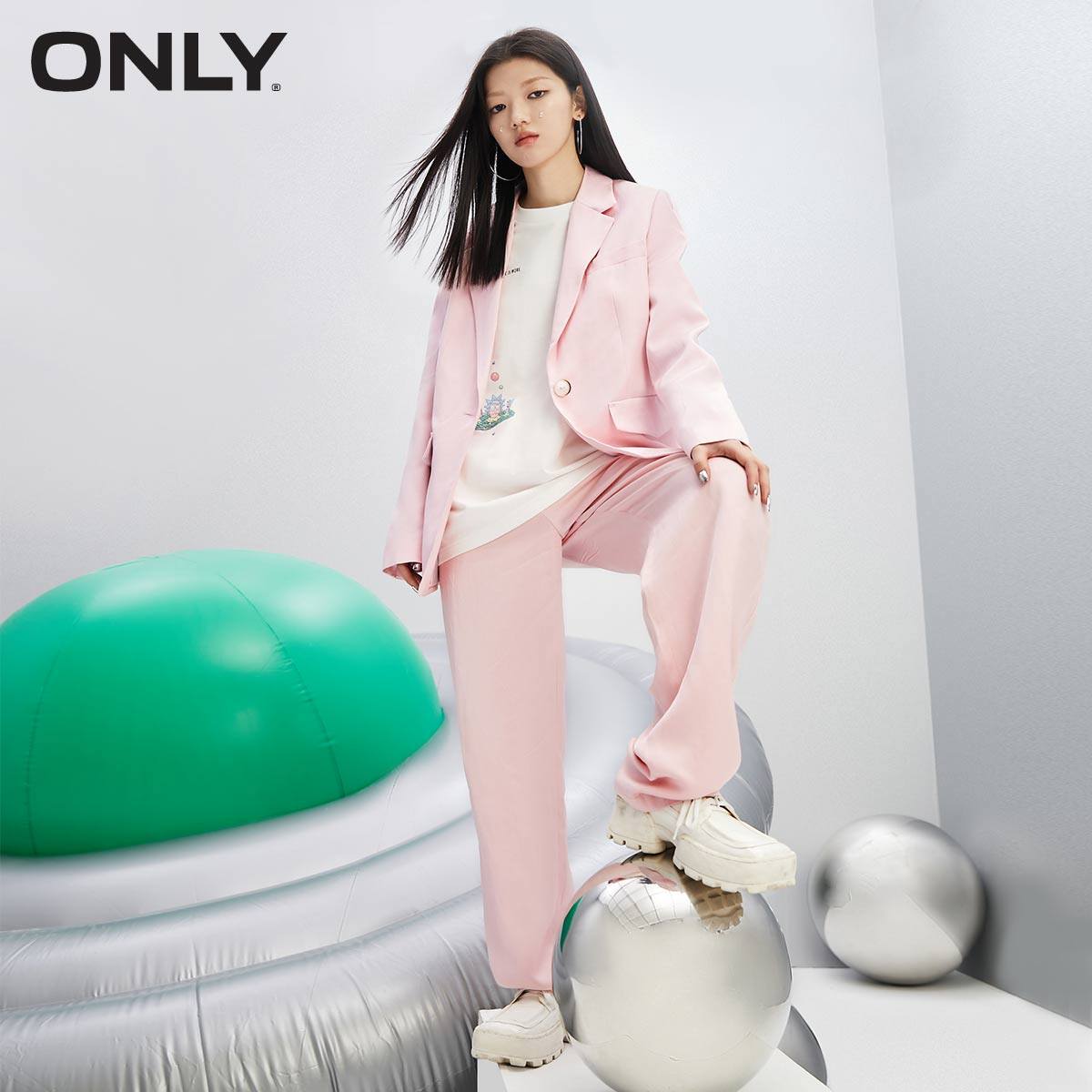 only2021夏季新款西装外套职场设计百搭气质西服西装