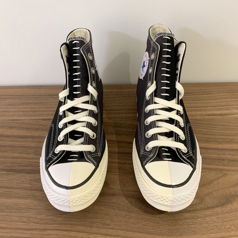 converserestructuredchuck1970拼接解构水晶底帆布鞋164555c帆布鞋