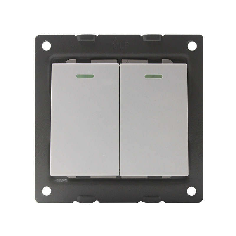 门禁开关双控自动复位出门按钮双联门铃双开门铃开关