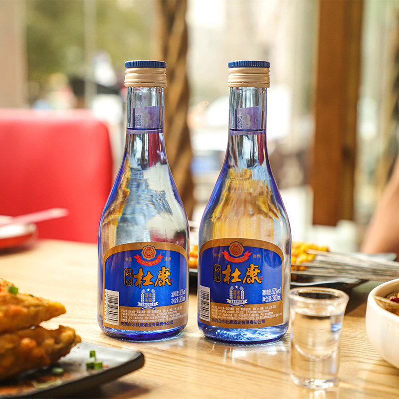 杜康白水52度头曲清雅清雅香香型300ml整箱6瓶国产白酒