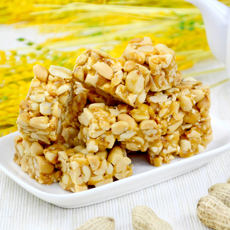 四川特产麻子花生糖果500g喜糖休闲传统糕点