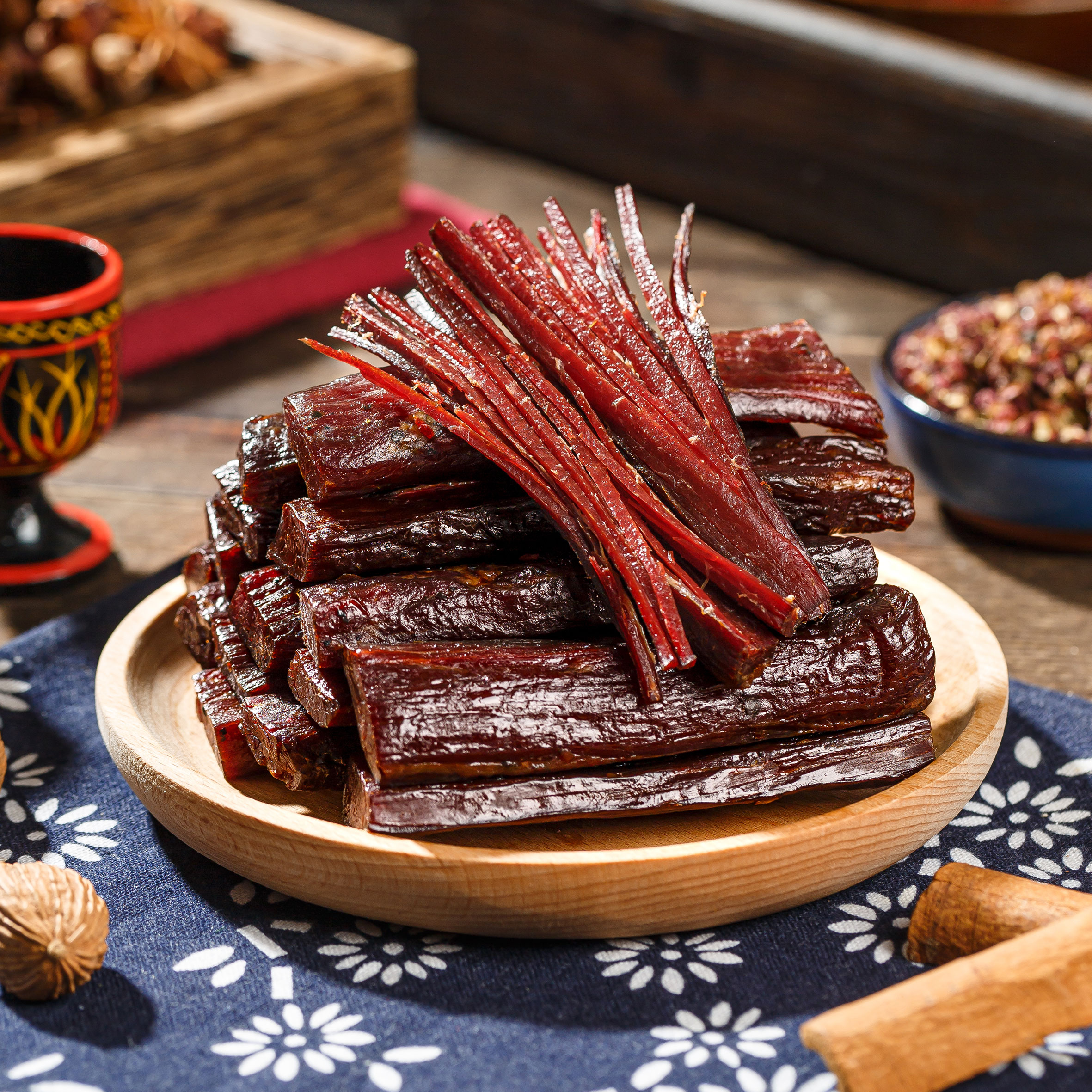 四川大凉山思奇香手撕牛肉 西昌风干牛肉干特产牛肉干小零食250g - 思