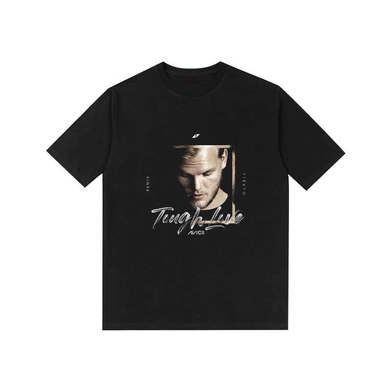 百大男女尚艾维奇时尚潮牌欧美dj短袖周边aviciit恤