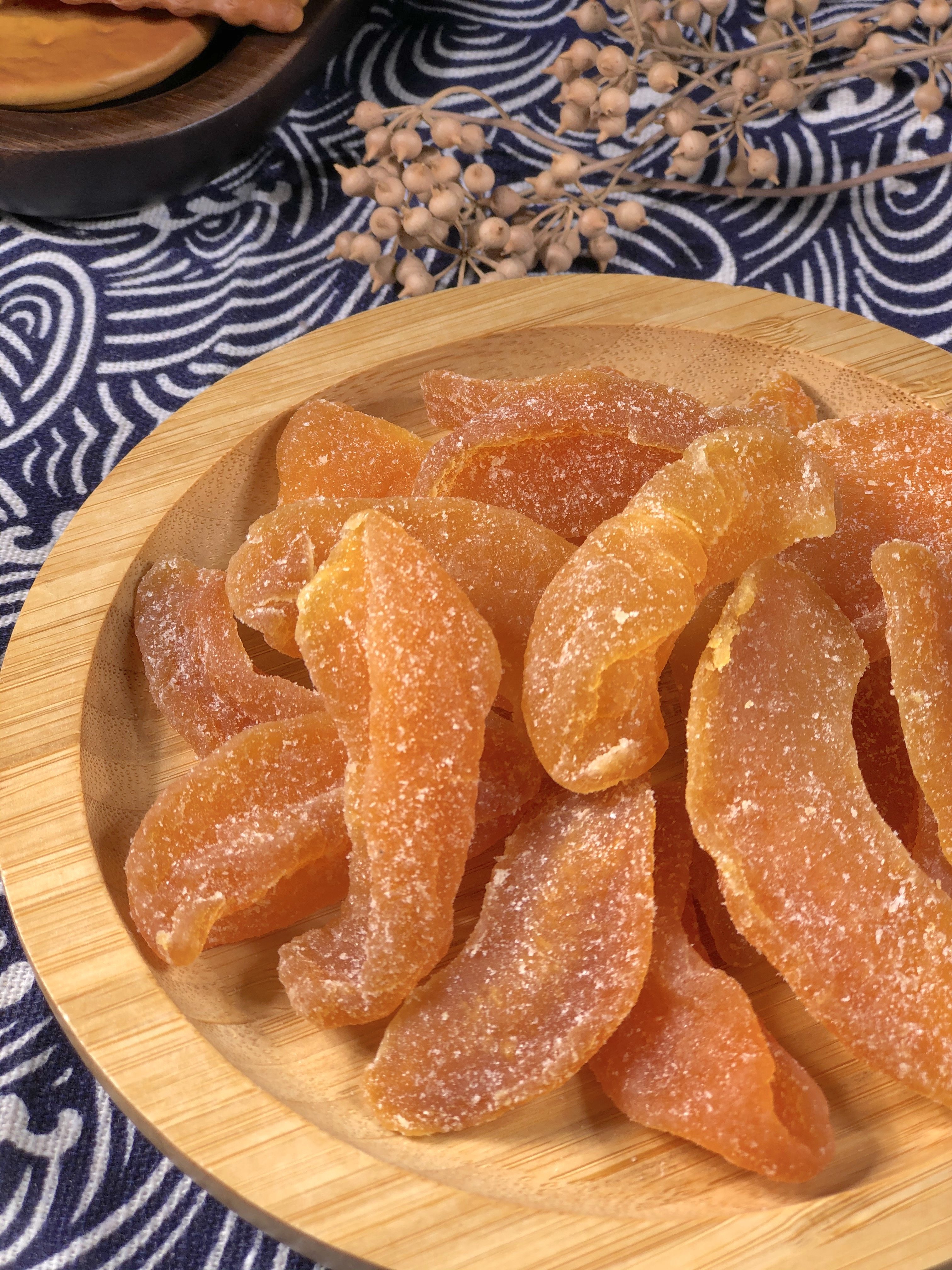 黄桃干1kg黄桃果脯黄桃肉休闲零食烘焙原料月饼桃干