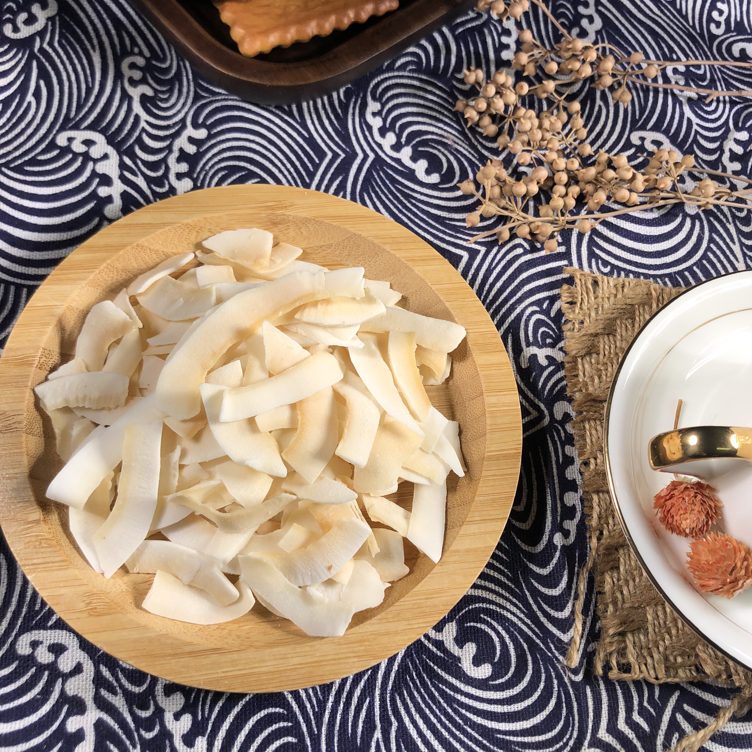 印尼香烤椰片500g椰子脆片烘焙原料辅料甜点椰子片