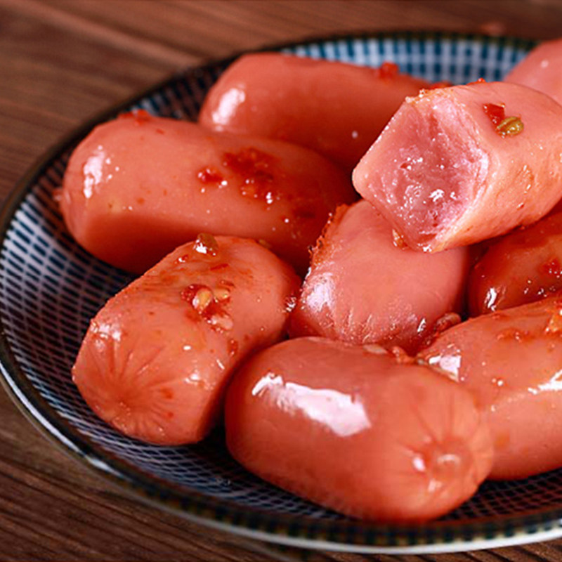 小肉力诚台式小香香肠奥尔良风味休闲食品火腿肠烤肠猪肉类