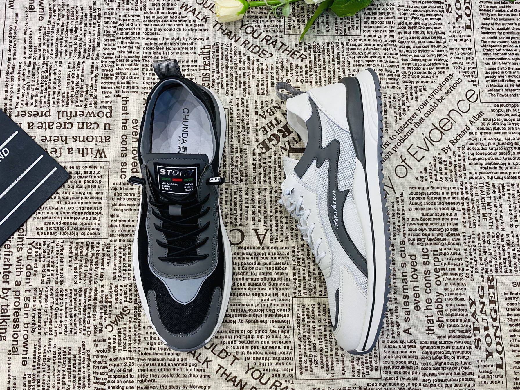 春达男鞋爆款春秋2022新款老爹鞋男夏季透气时尚休闲鞋