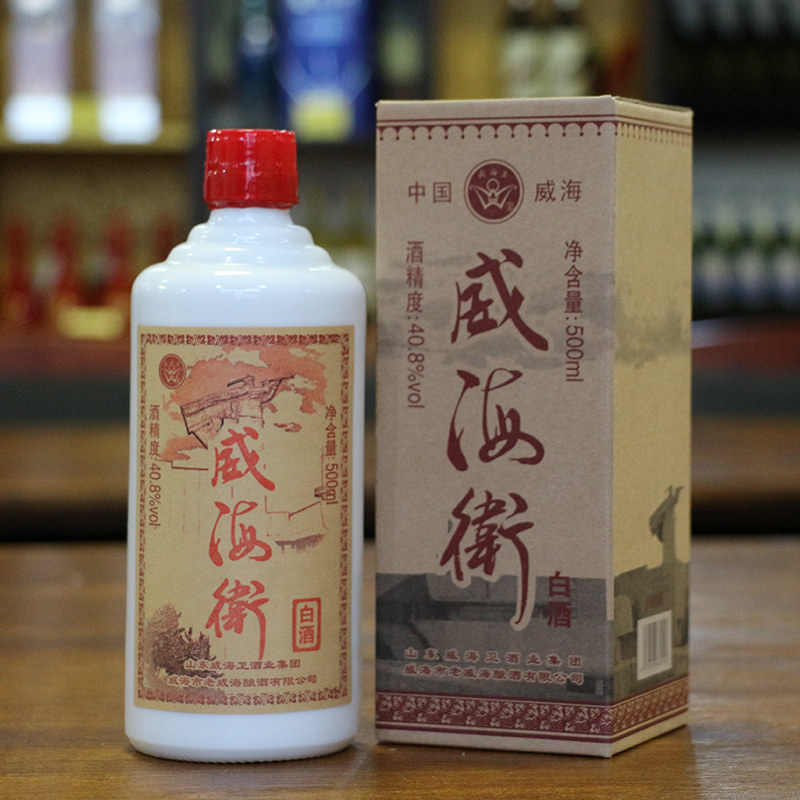 威海卫408度浓香国产白酒整箱6瓶厂家直营包邮白酒