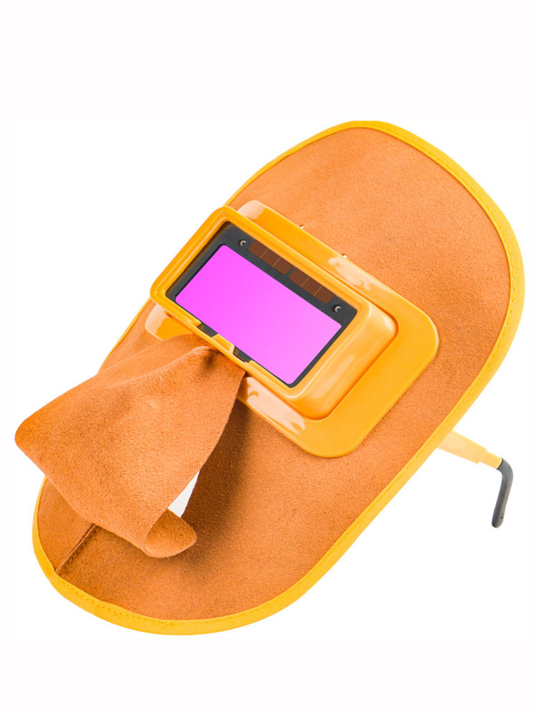 太阳能自动变光电焊面罩头戴眼镜焊帽氩弧焊全护目镜