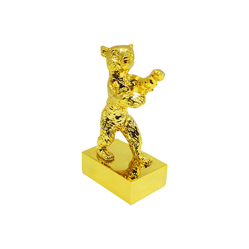 奖杯树脂树脂工艺工艺品柏林电影节金熊奥斯卡格莱美金鸡奖摆件