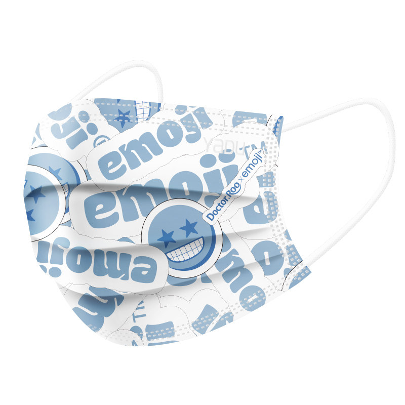 袋鼠医生医用10支医疗一次性口罩外科呲牙emoji联名口罩器械