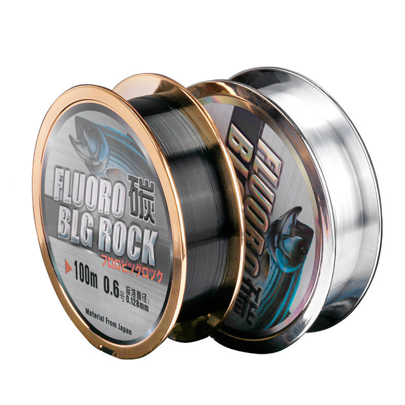 100米碳氟涂层线钓鱼子主线路亚线海竿线手竿线鱼线