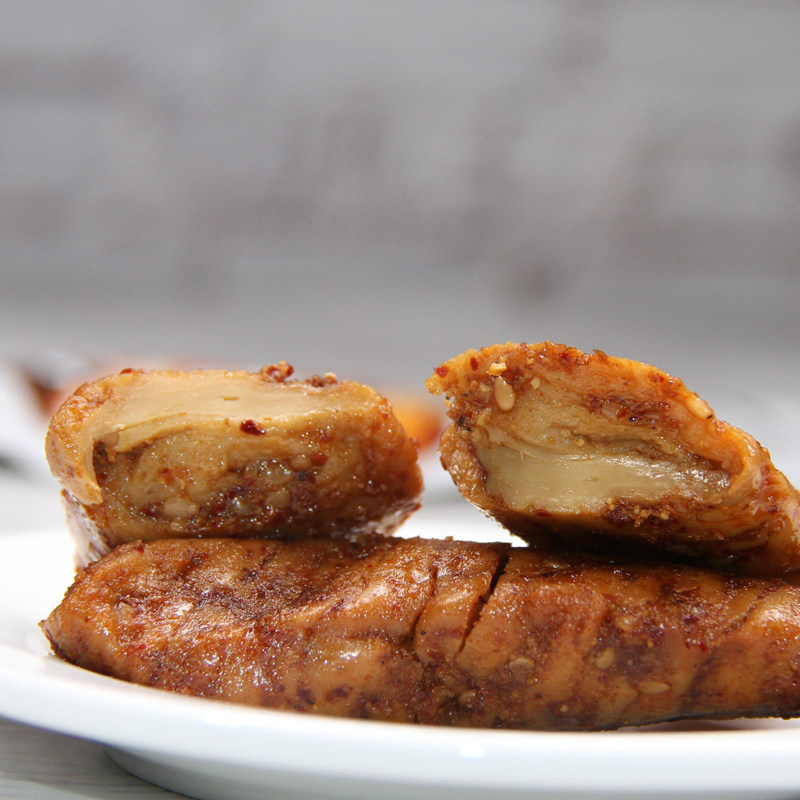面筋白大姐麻辣街头零食肉即味素孜然串辣条鸭味面筋制品