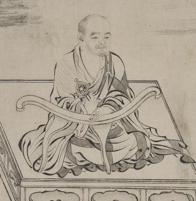 李公麟白莲社图卷国画白描人物临摹画稿真迹复制国画