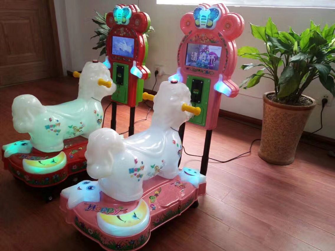 厂家直销投币摇车20193d儿童音乐电动摇摆机