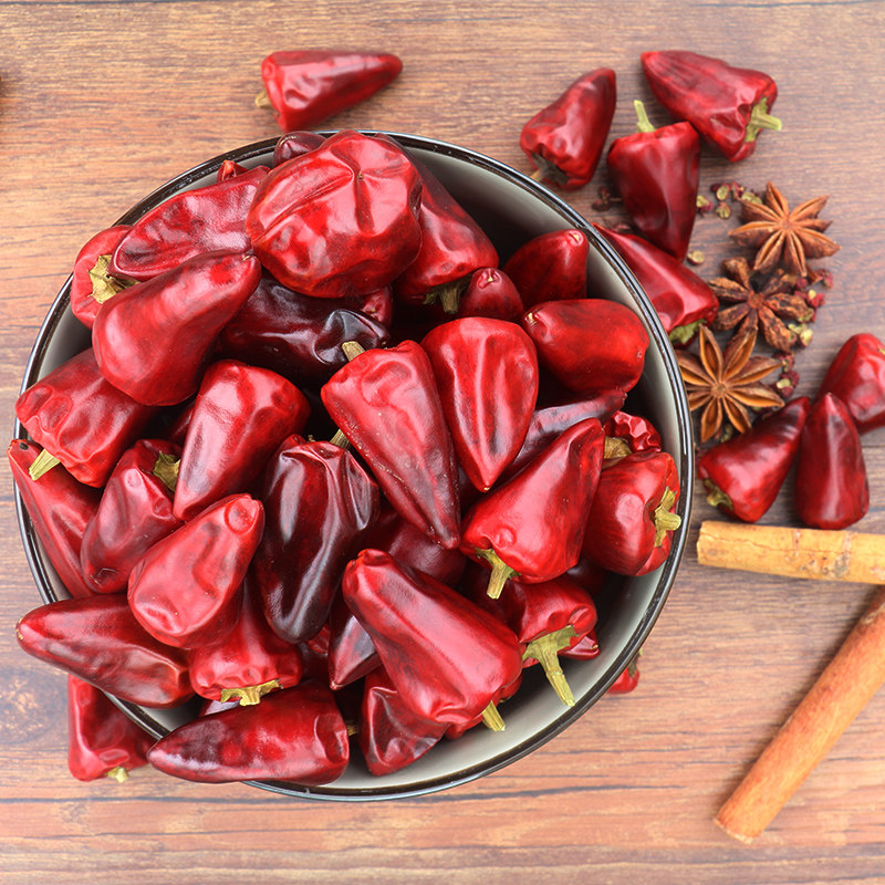 微辣超香牛心子灯笼椒250g贵州遵义干辣椒形似子弹头的鸡心海椒
