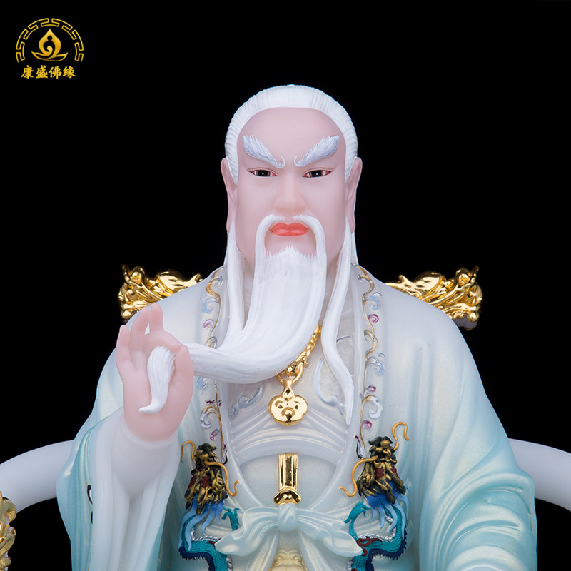 胡天霸汉白玉桌面神像东北仙家老太爷实心胡老太天龙摆件
