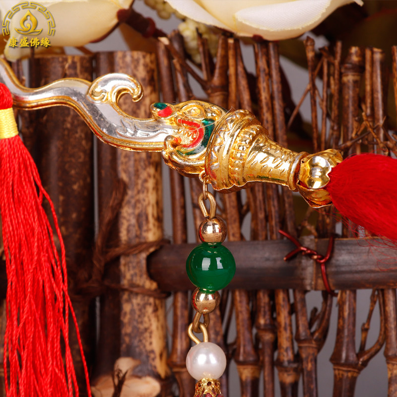 太子乾坤圈火尖风火轮红缨哪吒三太子兵器配件神明法器摆件