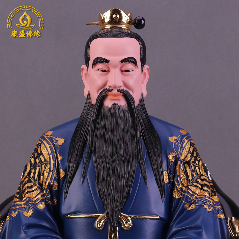 三清道祖神像圣丰古彩元始天尊灵宝通天教主太上老君佛像供奉摆件