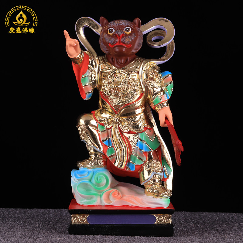 台湾虎爷神像老虎招财摆件黑白黄老虎上山虎桌面风水装饰家居镇宅