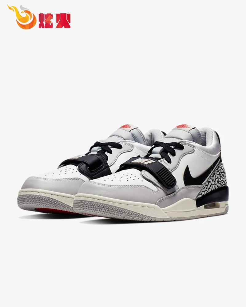 airjordanlegacyaj312low芝加哥灰粉白灰三合一休闲鞋篮球鞋
