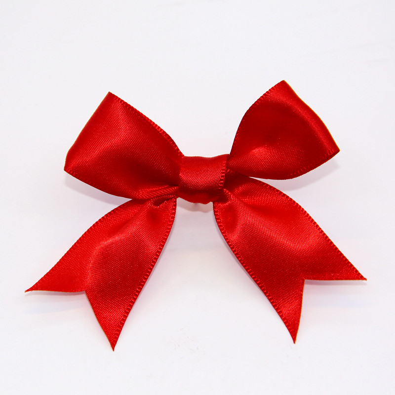 100个高密丝带蝴蝶结成品织带缎带喜帖花围装饰丝带