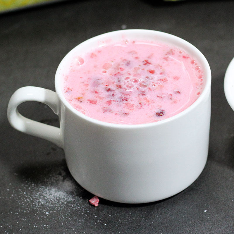 奶茶草莓果粒芒果香蕉带果粒速溶三合一袋装家用袋装奶茶