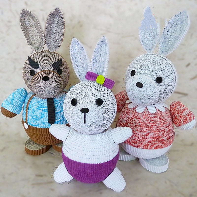 10张a4彩色瓦楞纸儿童手工波浪纸折纸模型幼儿园diy区域制作材料