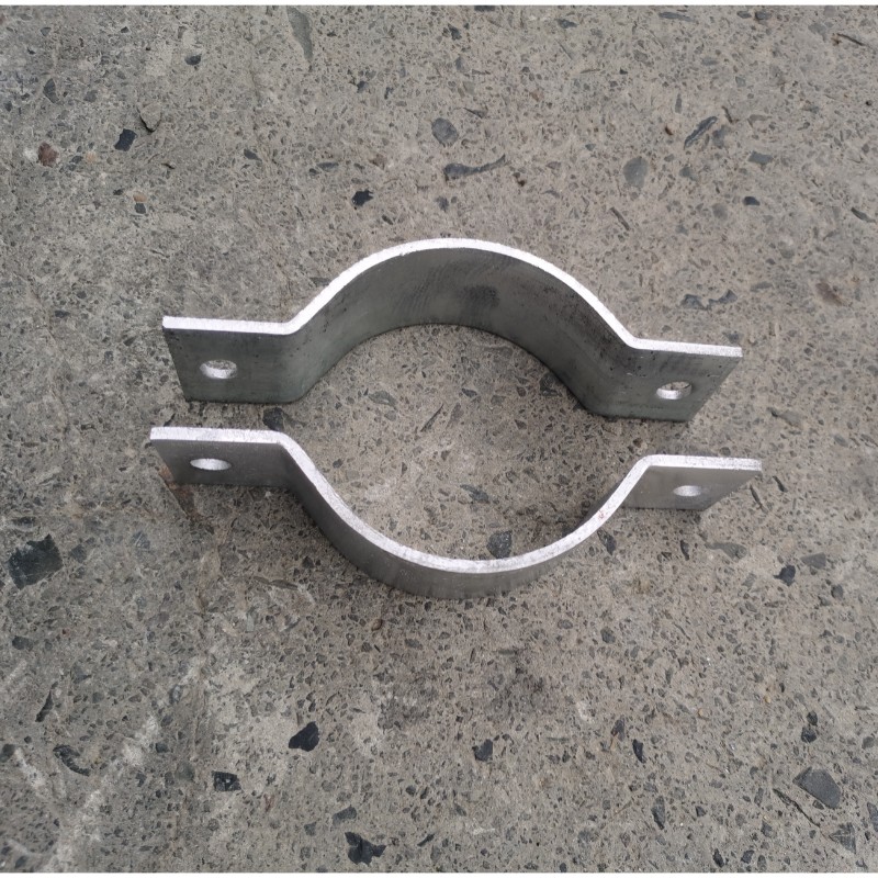 强力扁铁半圆定制管道道管抱箍电缆宽厚加宽管夹