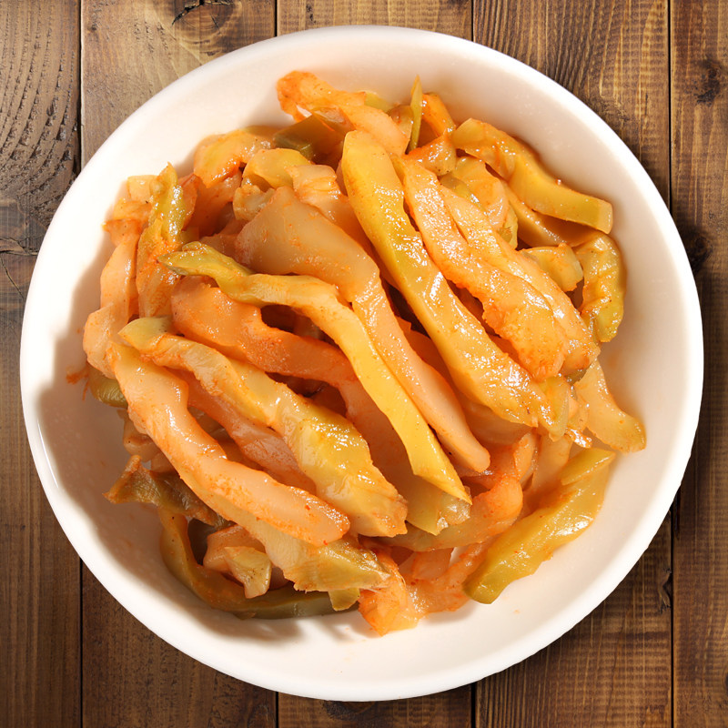 正宗美味斜桥榨菜菜丝小包包装90克18袋海宁腌制