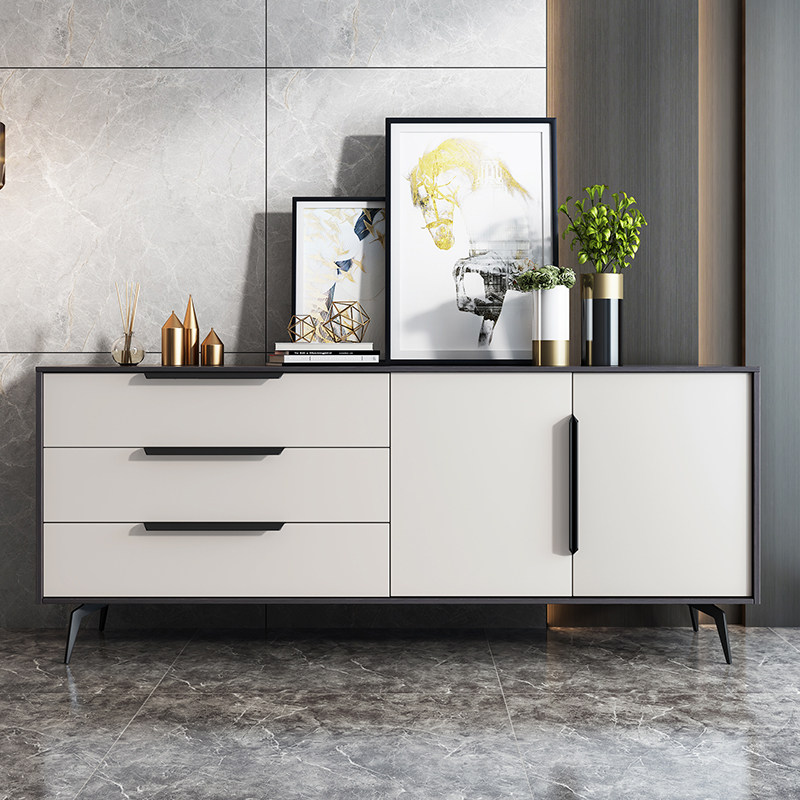 北欧餐边柜现代简约茶水水柜客厅边柜靠墙储物柜厨房餐边柜