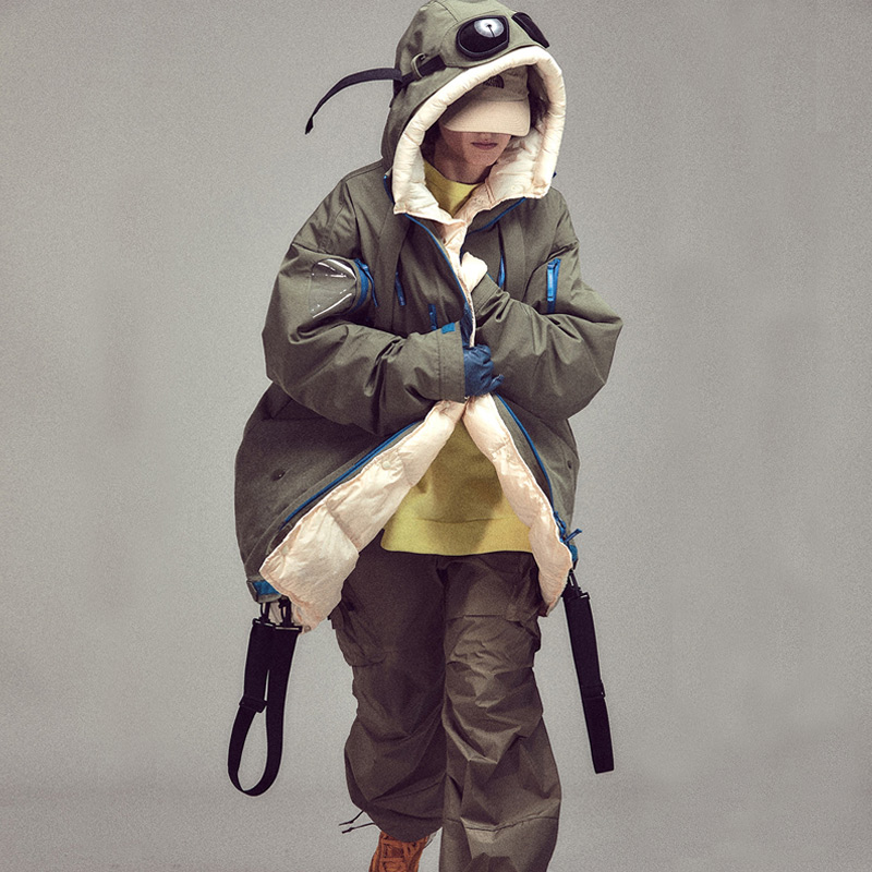 哈尔滨东北旅游装备户外滑雪羽绒服男女防水保暖可拆卸冲锋衣外套