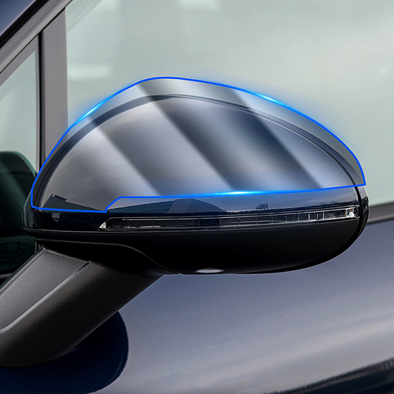 适用于保时捷后视镜贴膜卡宴macan718帕拉梅拉防刮保护tpu漆面保护膜