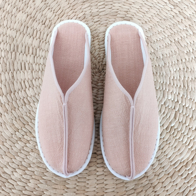 中式古风禅意居家女士千层底棉麻布拖鞋老北京布鞋