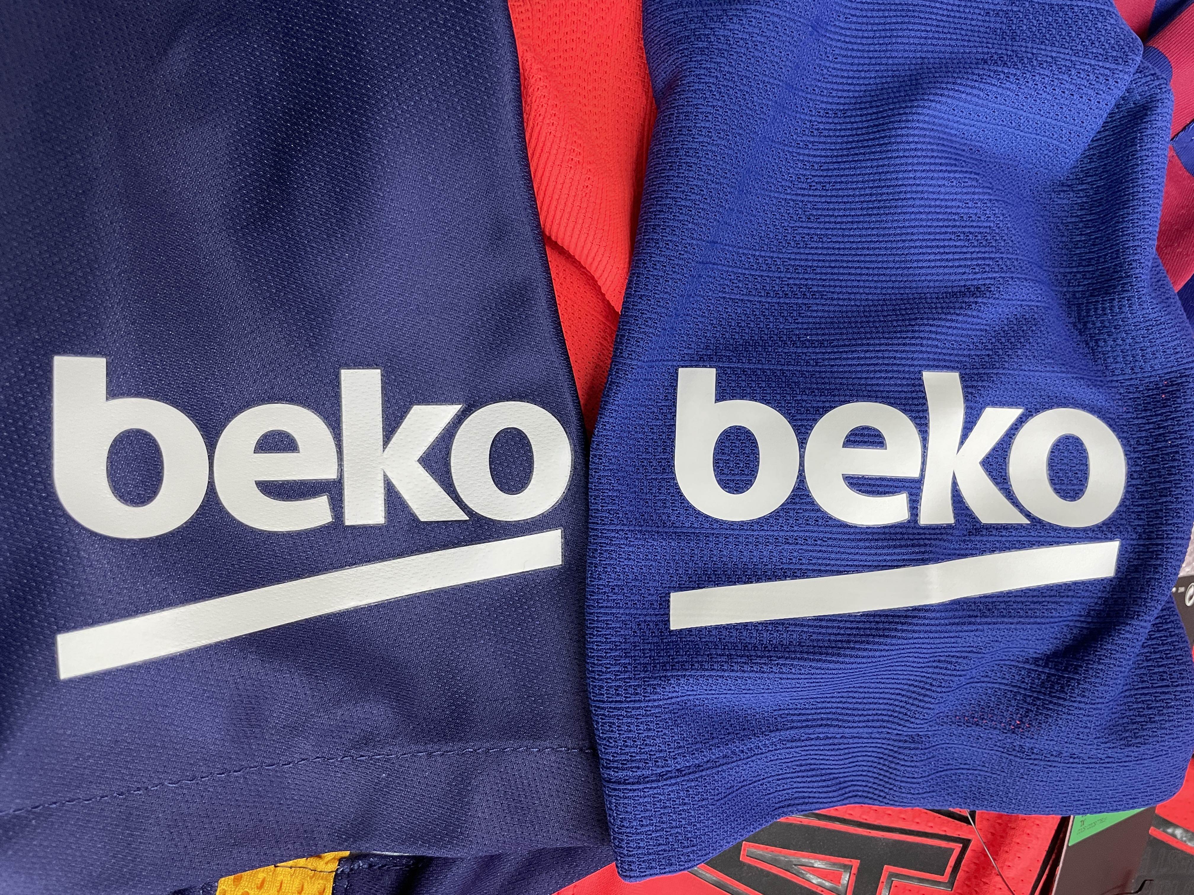 赛季西甲巴塞罗那2021左臂sponsor广告beko巴萨avery球迷用品