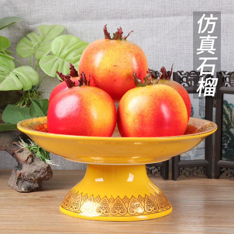 水果供佛仿真佛前供果苹果橙子桃子佛堂供奉果盘
