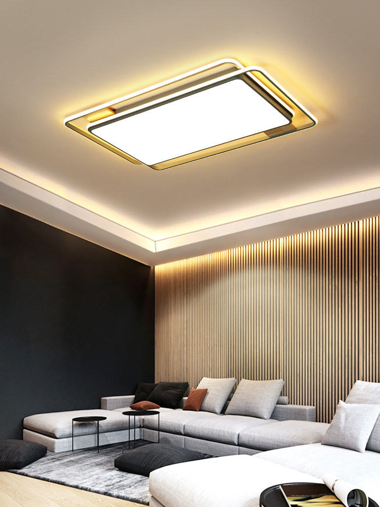 客厅简约吸顶灯吸顶led原木北欧大气现代两厅客厅吸顶灯