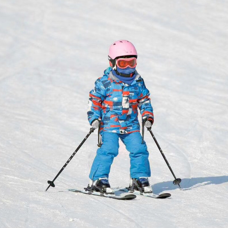 滑滑熊儿童滑雪板单板双板雪杖套装加厚男女通用型滑雪板