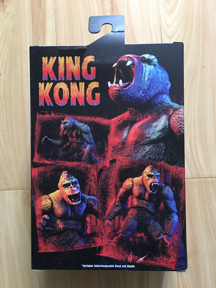 neca金刚大战哥斯拉kingkong猩猩怪兽漫画7寸手办