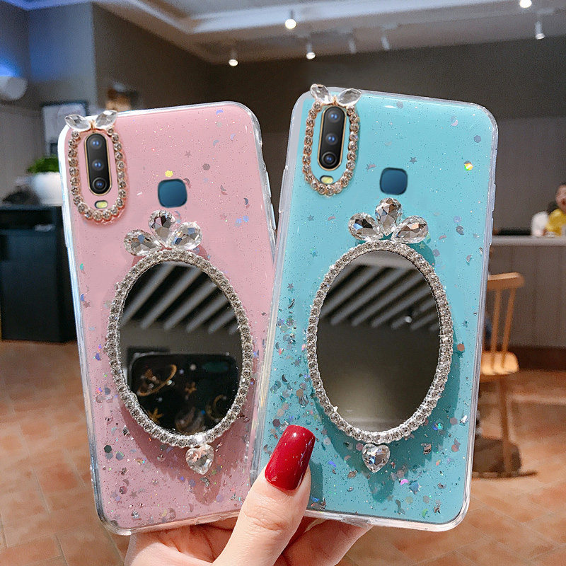 步步高vivoy3手机壳加钢化膜v1901a防摔外壳vivo 软壳viv0y3带钻丫3