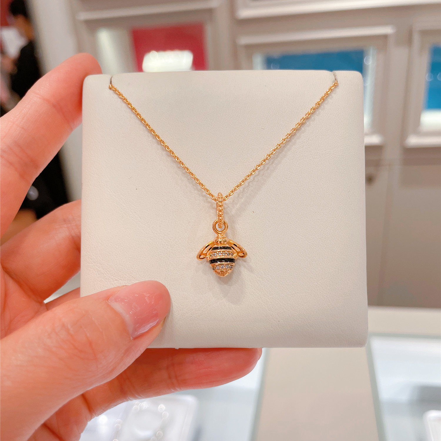 潘多拉pandora专柜春新小蜜蜂项链367075en1636708060tz118项链