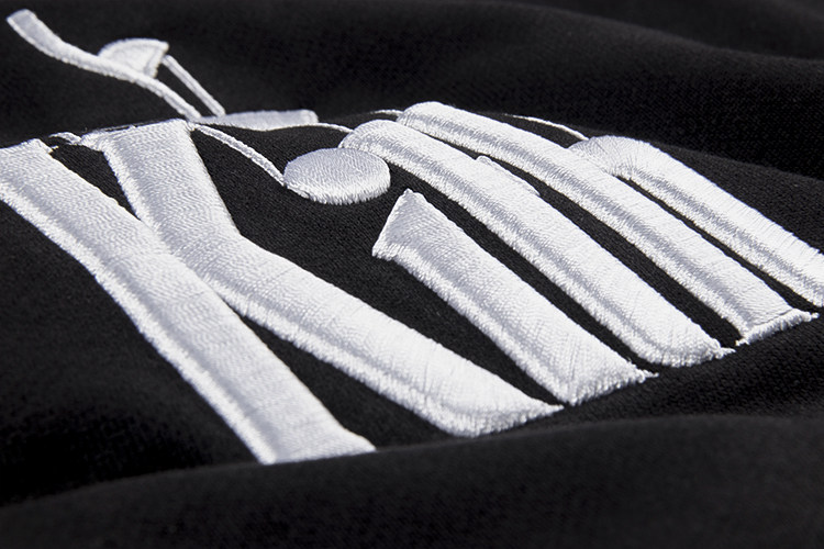 defanskiththegodfather教父联名提线木偶logo薄绒套头卫衣