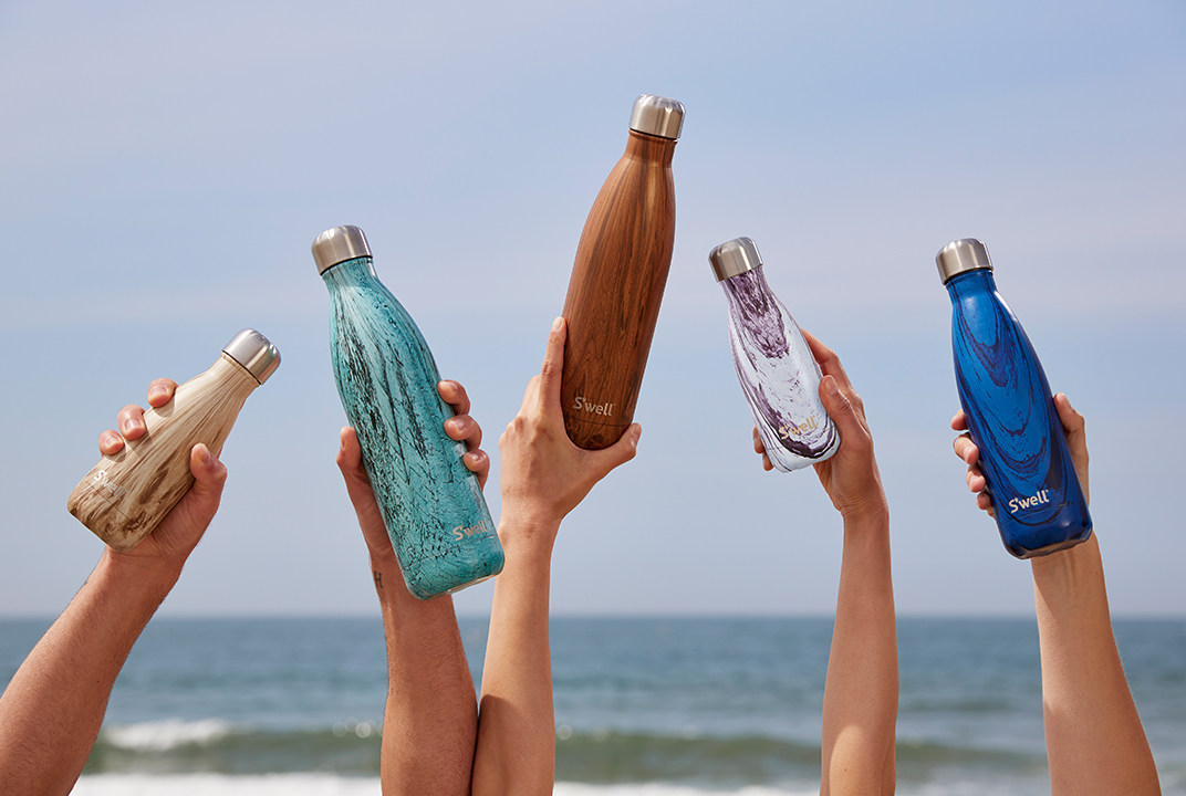 美国正品防伪现货 swell 不锈钢保温保冷水杯子木纹时尚男女便携