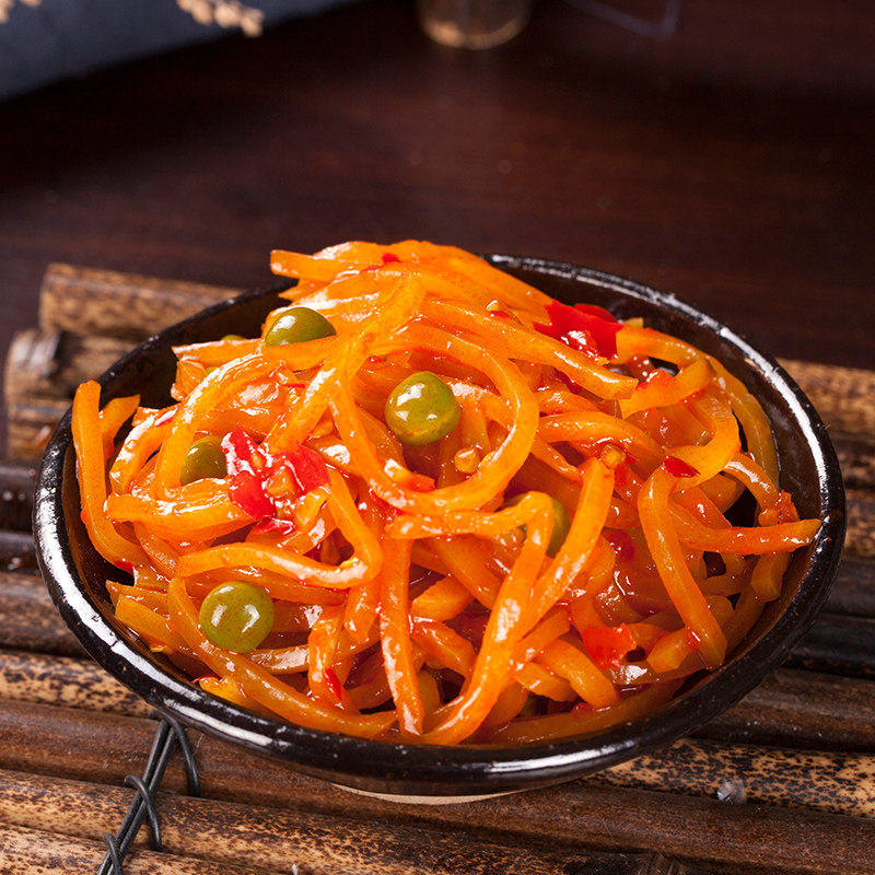 湘农味五香金丝芥菜丝咸菜疙瘩农家自制下饭菜开胃菜整箱包邮